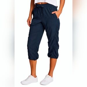 RBX Active Women's Navy Lumen Lightweight Capri Pant, XL NWT  CR717R9